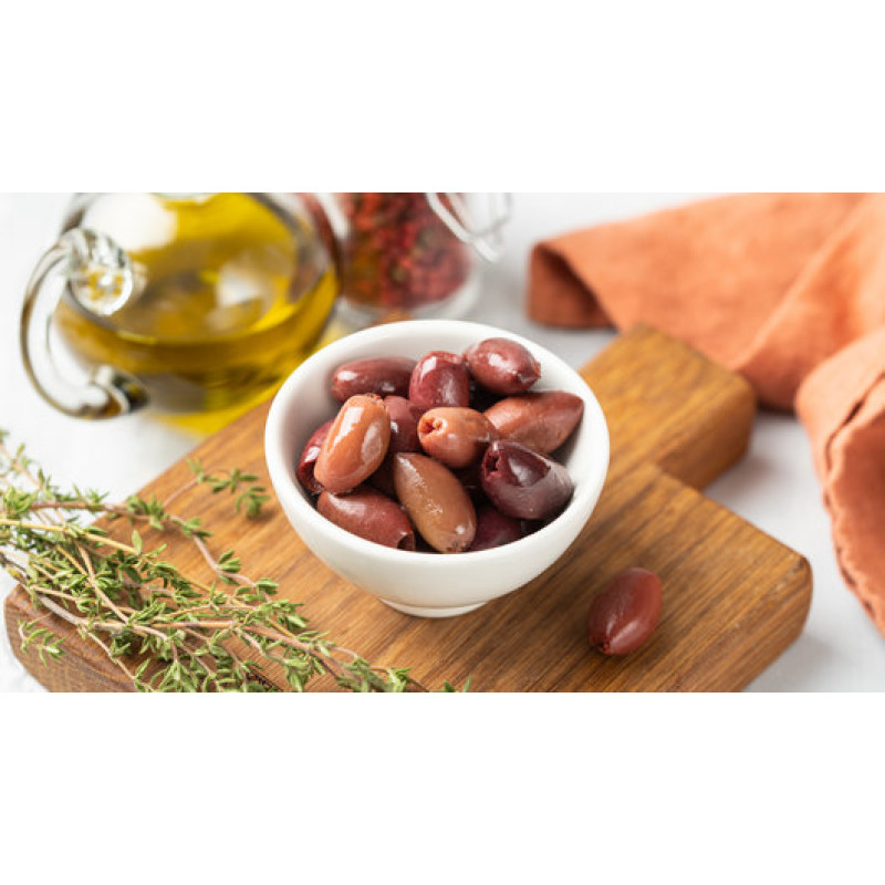 Оливки Каламата без косточки, 120 г