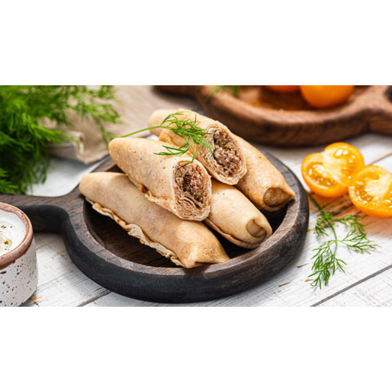 Блинчики «Айс» с мясом, ВЕС