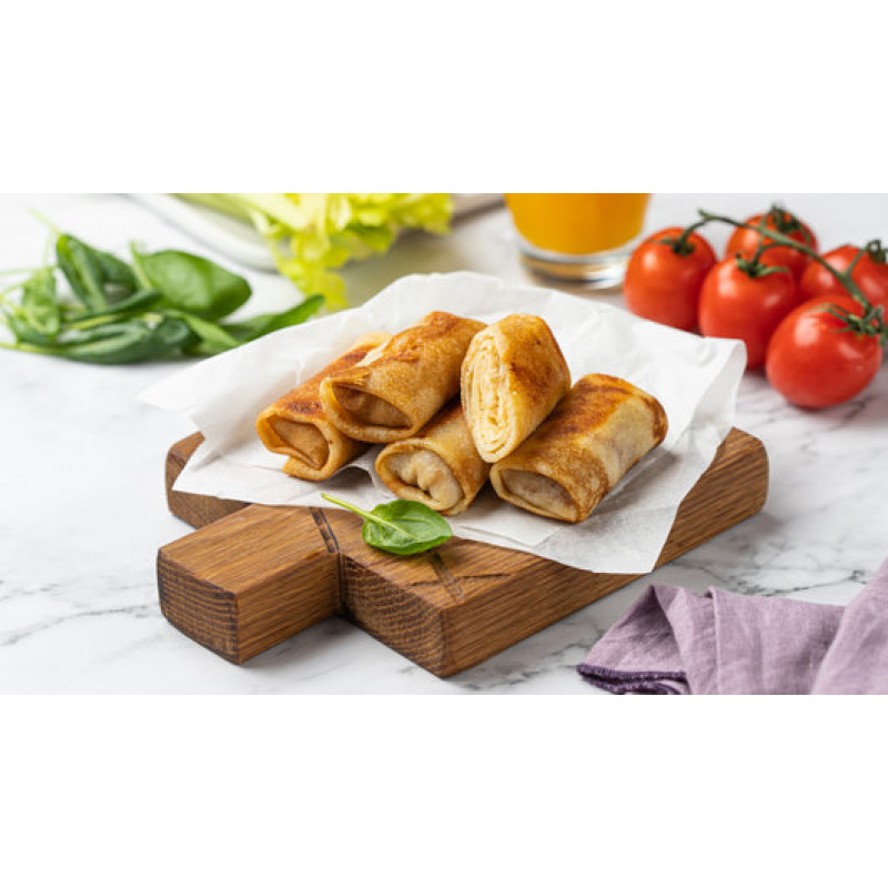 Блинчики мини с щукой