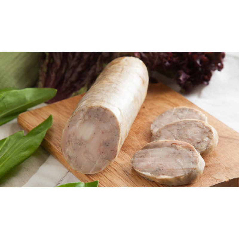 Колбаса из курицы запеченная
