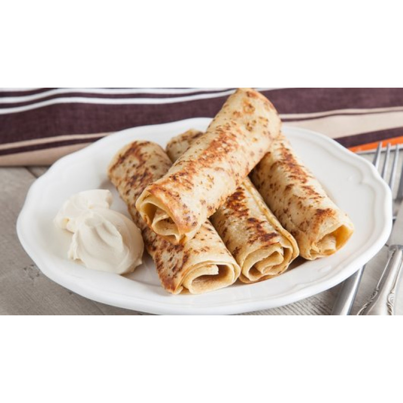 Блинчики с мясом зам.