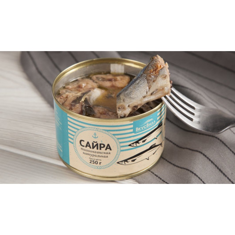 Сайра натуральная, 250 г